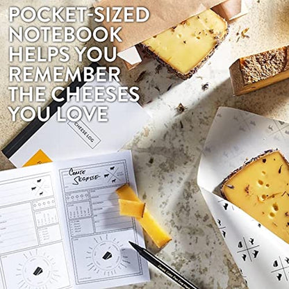 Formaticum Cheese Storage Kit x 4 - Cheese Storage Bags (60), Cheese Storage Paper (60) and Cheese Log Pocket Journal (4)