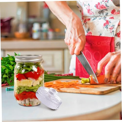 Fermenting Weights with Handle 230g Fermentation Weights Glass for Fermenting Sauerkraut Pickles Kimchi Transparent 2.8in for Wide Mouth Jars