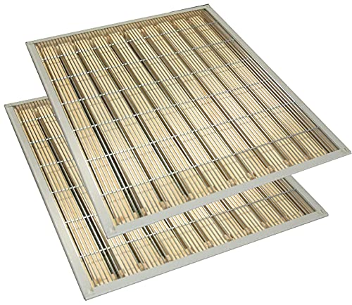 BEEXTM Queen Excluder Beekeeping Queen Excluders for 10 Frame Bee Hive Metal Queen Bee Excluder Metal Queen Excluder for Beehive (2-Pack) - size: 2 Pack 10 Frame