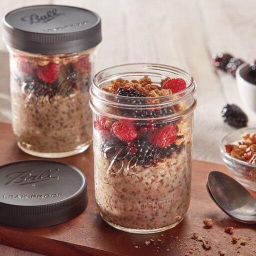 Ball Mason Jar Leak-Proof Lids, Wide Mouth, 6 CT (Pack of 3) - color: Wide, size: 6 Count (Pack of 3)