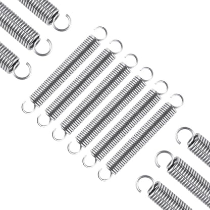 6pcs Extension Springs,0.035"x0.25"x2" 304 Stainless Steel Extension Springs with Hook Ends 2inch (6, 0.035"x0.25"x2") - size: 0.035"x0.25"x2"