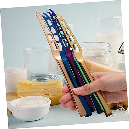 UKCOCO Stainless Steel Butter Spatula and Cheese Cutter Ergonomic Hollowed Out Design for Easy Slicing and Spreading Kitchen Gadget for Cheese and Butter Corrosion Resistant