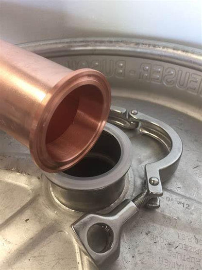 Replacement for Beer Keg Still Adapter Kit 2" Tri Clamp, Ferrule, & Gasket for Distilling Column