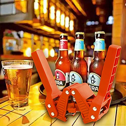 Beer Bottle Capper and Caps Kit, Crown Bottle Cappers Tool With Magnet for Bottle Capping, Red Baron Home Brew Hand Bottles Capper with 150 Crown Caps for Bottling (Beer Bottle Capper)