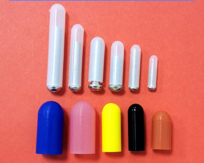 Othmro 25pcs Silicone Protective Round Rubber End Caps, 13.5x17x28mm/0.53x0.66x1.10 inches (ID x OD x H) Random Color End Cap Cover Screw Thread Protectors - size: 25pcs 13.5*17*28mm