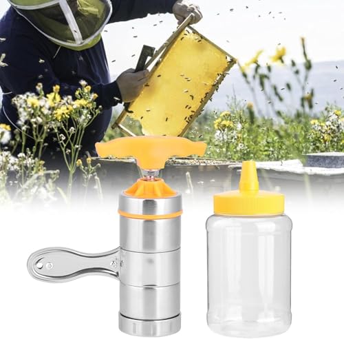 Harvesting Beekeeping Starter Tool Kit Set Equipment Filter Double Bee Sieve Honey Debris Strainer Beekeeping Press Machine Honey Extractor Beekeeping Stainless