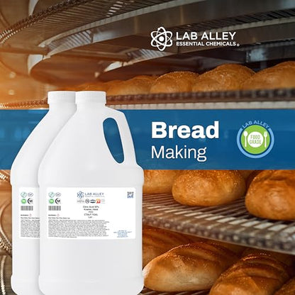 Lab Alley Citric Acid 50% Solution, FCC/Food Grade, Kosher Certified, Great for Cooking and Cleaning - 2 Gallons - size: 2 Gallons