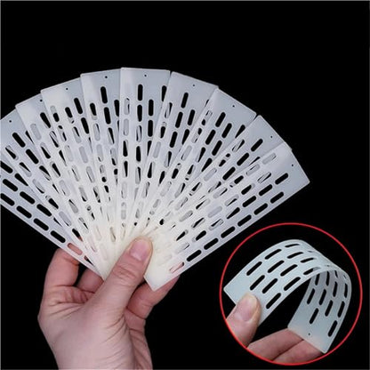Bee hive Entrance Reducer 100pcs Bee Queen Prevent Escape Tablets White Plastic Hive Anti Escape Spacer Frame Nest Door Plate Profession Beekeeping Tools White for Swarm Trap Hive Trap