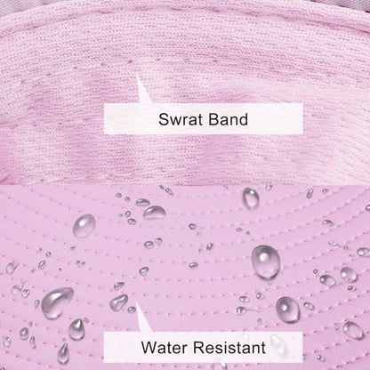Sun Hats for Men Women Fishing Hat UPF 50+ Breathable Wide Brim Summer UV Protection Hat - color: 1pack-purple