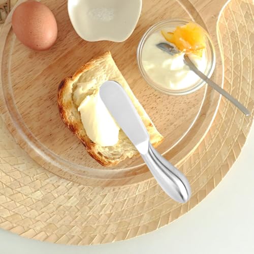 Unomor 3pcs Stainless Steel Butter Cutter and Cheese Spatula Set with Hollow Handles for Home Baking and Restaurant Use