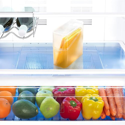 Cheese Box for Fridge Storage with Lid Airtight Slice Cheese Container for Refrigerator Food Preservation and Organization