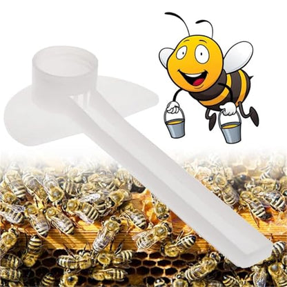 80Pieces Bee Feeder Water Drink Feeding Beekeeping Apiculture Tool