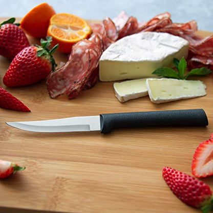 Rada Cutlery Paring Knife Galore Gift Set (G201), 3-Piece Knife Set, Stainless Steel Blades, Black Handle - color: Black