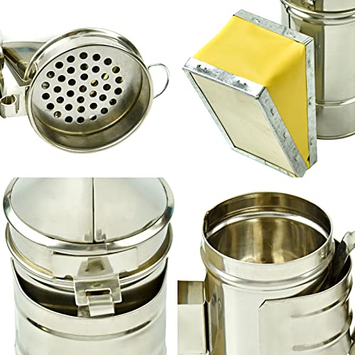 Bee Smoker for Children Mini Stainless Steel Bee Hive Smoker, Beekeeping Equipment
