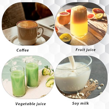 4 Pcs Juicer Bags for Cast Iron Juicer Nut Bag Strainer Juicers Cheesecloth Bags for Juicing Milk Pulp Strainer Cloth Reusable Fine Mesh Bag for Straining Fruit Coffee Yogurt Cheese