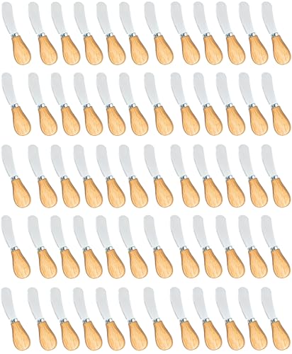 Cheese Spreader Little Butter Knife, Wine and Cheese Party, Mini Tiny Cheese Serving Knives for Charcuterie Board & Trays Peanut Cream Jam Jelly Candy (Cheese Spreader 60 Packs) - style: Cheese Spreader 60 Packs