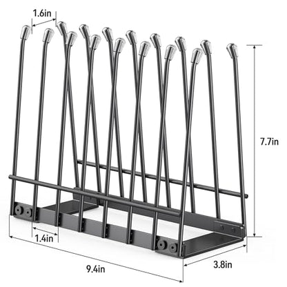Plastic Bag Drying Rack, Metal Reusable Silicone Ziplock Bag & Bottle Drying Stand, Lerine Drying Rack Kitchen Organizer, Black - color: Black