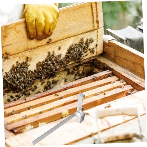 HEMOTON Stainless Steel Beekeeping Frames Beehive Nesting Spleen Shelves Beekeeper Supplies Professional Beekeeping Racks