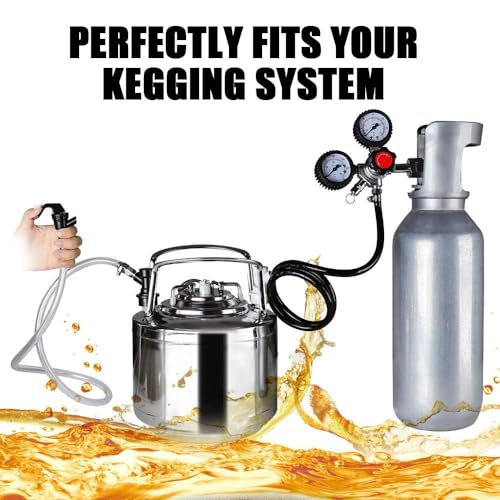 MRbrew 5 FT Ball Lock Beer Line Assembly Kit, 3/16" Liquid Line with Picnic Tap Faucet PVC Brewing Tubing Ball Lock Quick Disconnect for Cornelius Keg Beer Dispenser Soda Dispensing