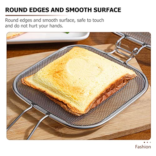 Sandwich Cage Toaster Sandwich Clip Sandwich Racks Breakfast Sandwich Maker Grill Press Grilled Cheese Maker Panini Press Stainless Steel Toaster Accessory Kitchen Utensils