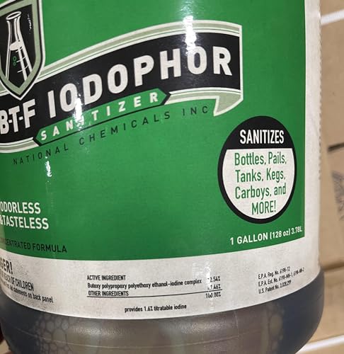 1 X BTF Iodophor Sanitizer - 4 oz.