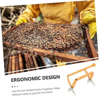 BESPORTBLE Beehive Frame Holder Grip Frame Grier Bee Bee Beekeeping Frame Grier Honeycomb Frame Lifter Must-Have Apicultura Equipment