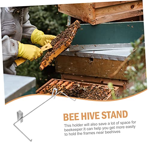 Beekeeping Frame Holder Adjustable Height Metal Bee Hive Stand for Beehives Useful Beekeeping Tool for Professionals and Beginners