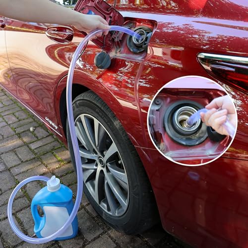 2 Pack - Gas Siphon Hose Pump,Shaker Siphon for Gasoline/Fuel/Water Transfer,Safety Self Priming Hose