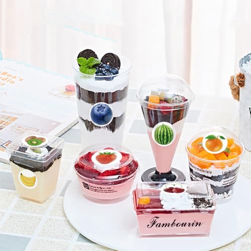500 PCS Fruit Roll Stickers, 10 Styles Waterproof Vinyl Fresh Fruit Decals for Skateboard, Fridge, Laptop, Phone, Luggage, Trendy Stickers for Teens, Adults, Boys and Girls(Fruit) - color: Fruit