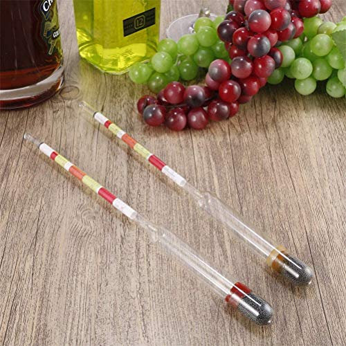 GLOGLOW 3 in 1 Triple Scale Hydrometer, Densimeter for Beer Wine Cider Kombucha Brewing
