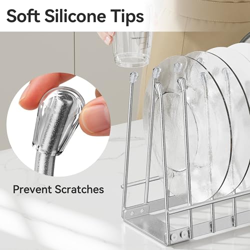 Plastic Bag Drying Rack, Metal Reusable Silicone Ziplock Bag & Bottle Drying Stand, Lerine Drying Rack Kitchen Organizer, Silver - color: Silver
