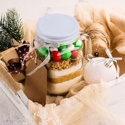 Chuangdi 30 Packs Mason Jar Lids Bulk Regular Mouth Canning Lids Leak Proof Secure Mason Storage Solid Caps (White,Steel) - color: White