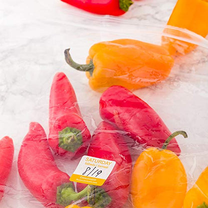 Restaurantware RW Smart 1 Inch x 1 Inch Food Rotation Labels 500 Dissolvable Food Safety Labels - Premium Trilingual Orange Paper Day Of The Week Labels For Food Storage Or Prep Saturday - style: Saturday