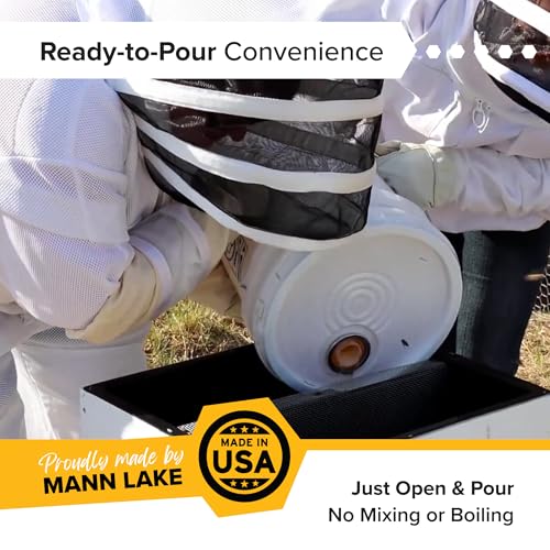 Mann Lake Pro-Sweet Liquid Feed, Natural Supplemental Feed for Bees, Ready-to-Use Nectar Alternative, Formula for Optimal Nutrition & Hive Weight, 5 Gallon Pail, Made in USA - size: 640 Fl Oz (Pack of 1)