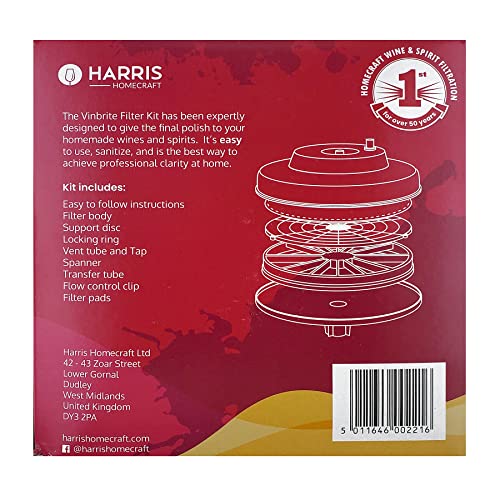 Harris Filters Balliihoo Homebrew MkIII Vinbrite Wine Filter Kit