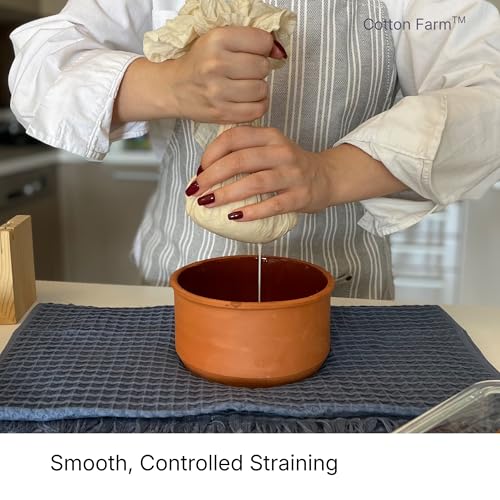 Cotton Farm Grade 100 XL Cheese Cloth for Straining & Cooking; 18 Sq. Ft. (2x1 yards); 100% Unbleached Cotton Cheesecloth; Reusable with Finished 2 Edges; Ultra-Dense (the finest) Butter Muslin - size: 72 x 36 inch / 1 piece
