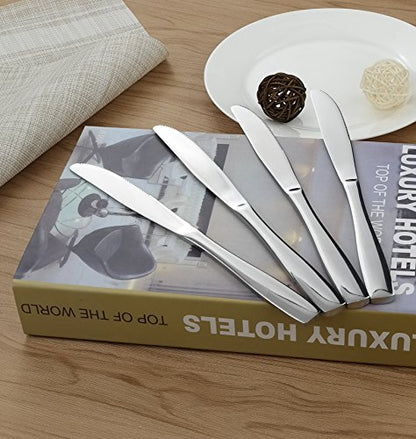 16-Piece Stainless Steel Dinner Knives Set