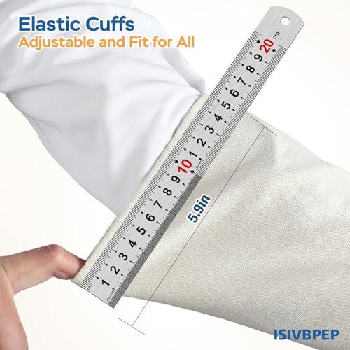 Ventilated Beekeeping Gloves, Bee Gloves for Men Women, Goatskin Beekeeper Glove with Ventilated Sleeves & Elastic Cuffs L - size: 1 Pair-L