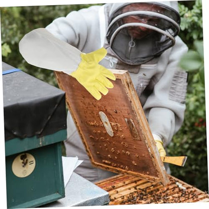 Long Sleeve Beekeeping Gloves Bee Keeper Safety Protective Gardening Work Gloves