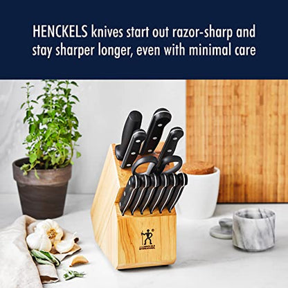 HENCKELS Solution Razor-Sharp 8-inch Carving Knife, German Engineered Informed by 100+ Years of Mastery, Black/Stainless Steel - color: Black/Stainless Steel, style: Solution