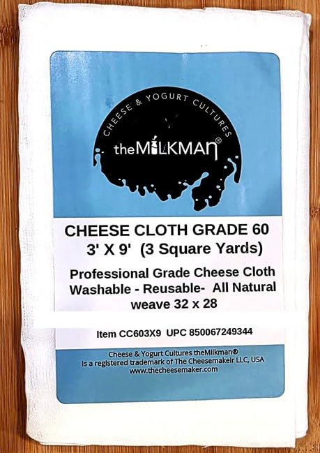 Cheese Cloth Grade 60 3' x 9' 3 sq yards