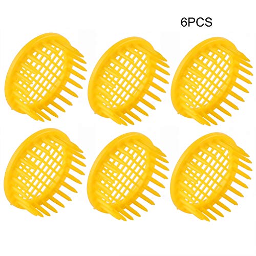 Pilipane 6 Pcs Queen Bee Rearing Box, Plastic Queen Rearing System Beekeeping Grafting Kit Tool Cell Cups Beehive Entrance Gate for Isolation Quee