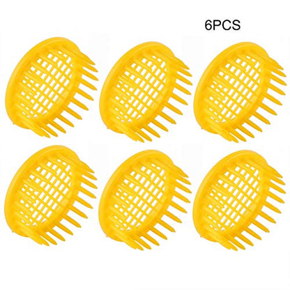 Pilipane 6 Pcs Queen Bee Rearing Box, Plastic Queen Rearing System Beekeeping Grafting Kit Tool Cell Cups Beehive Entrance Gate for Isolation Quee