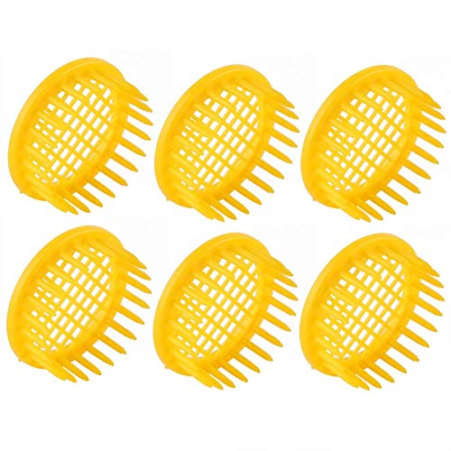 PayPie 6 Pcs Beekeeping Rearing Box Plastic Queen Bee Cages for Isolation of Queen Beel Beekeeping Equipment