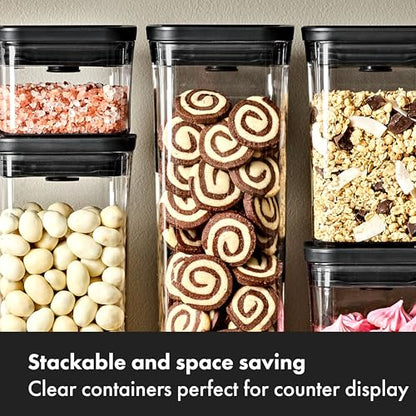 OXO Good Grips 5 Piece Matte Pop Container Set - Matte Black - color: Matte Black