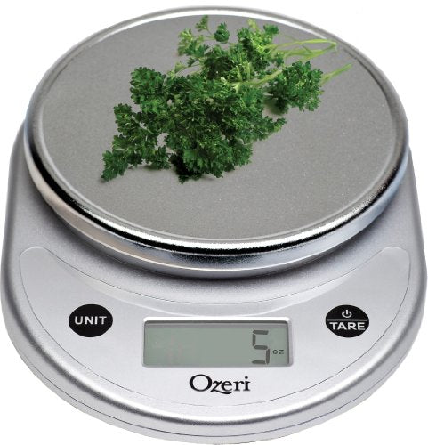 Ozeri® Pronto® Kitchen and Food Scale with Variable Graduation Technology® | Recognized by experts -- Winner of awards from the Food Network, The New York Times’ Wirecutter, CNN Underscored, and others. - color: All Silver