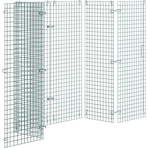 24" x 48" x 61" NSF Commercial Heavy Duty Green Epoxy Wire Security Cage Kit, Metal - color: Green, size: 24" x 48" x 61" Only Security Cage