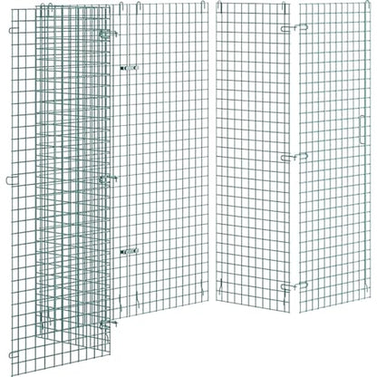 24" x 48" x 61" NSF Commercial Heavy Duty Green Epoxy Wire Security Cage Kit, Metal - color: Green, size: 24" x 48" x 61" Only Security Cage