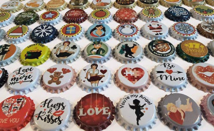 500 Homebrew Beer Bottle Caps for crafts Twist or Pry Off