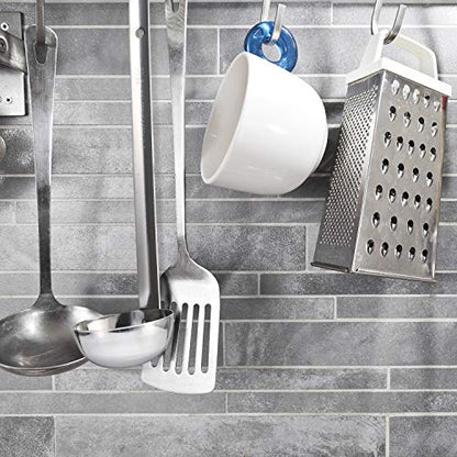 meekoo Stainless Steel Ladle Soup Handle Ladle with Pouring Rim for Kitchen Cooking Soup Sauce - size: 2 oz